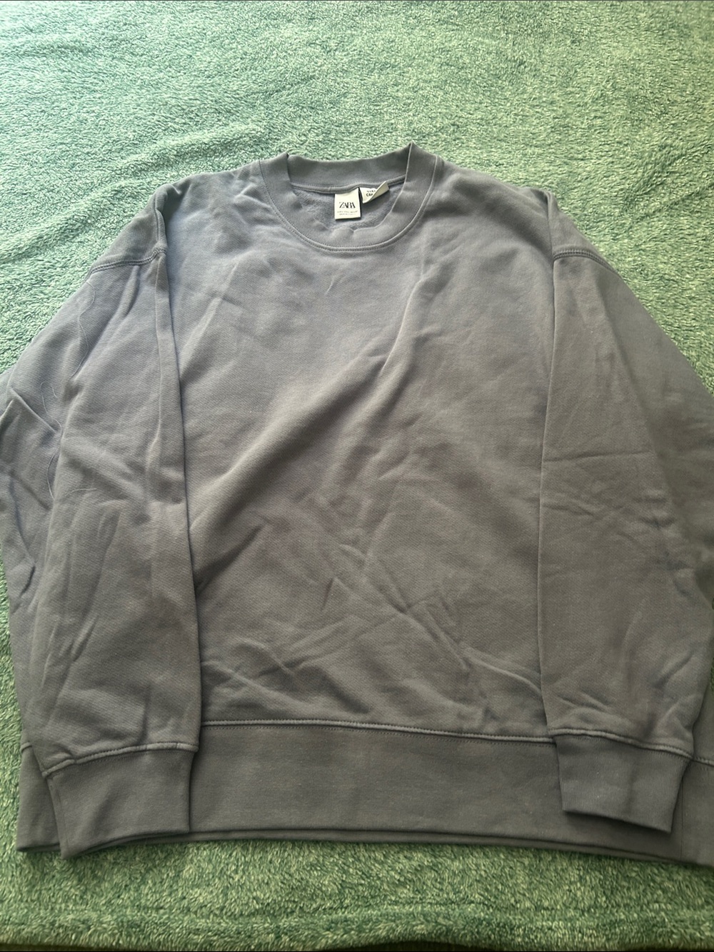 Zara Men’s Crewneck Sweatshirt - Purple. Never worn